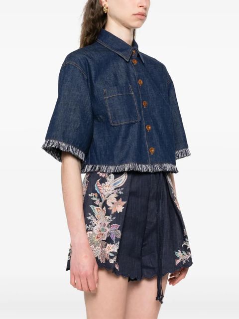 ZIMMERMANN Rhiannon shirt - Blue