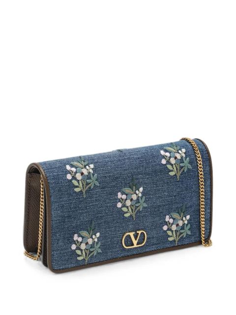 Valentino Garavani mini VLogo signature mini shoulder - Blue