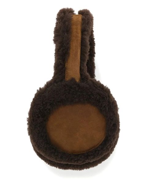 Yves Salomon shearling ear muffs - Brown - zdjęcie produktu nr 2