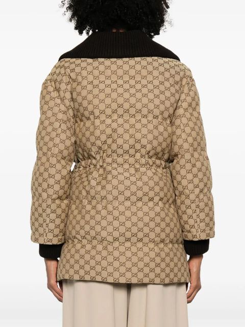Gucci GG canvas puffer jacket - Neutrals