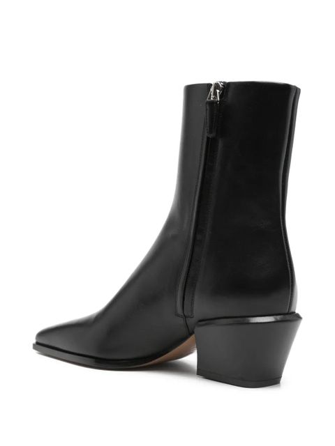 Paris Texas Bettina square-toe boots - Black