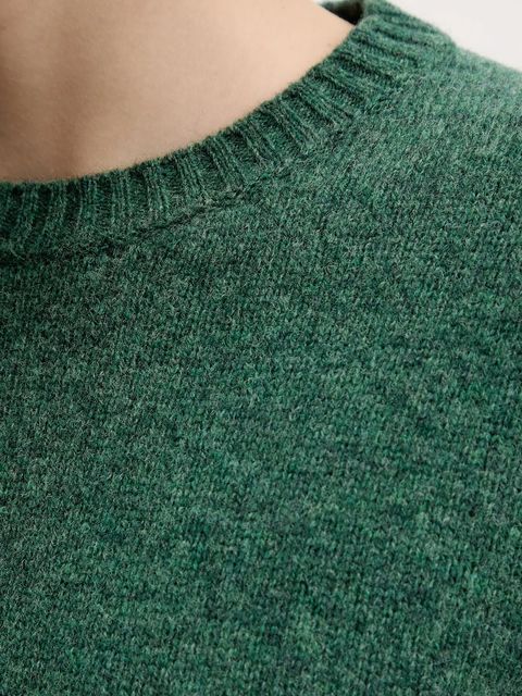 United Colors of Benetton sweter wełniany damski kolor zielony lekki