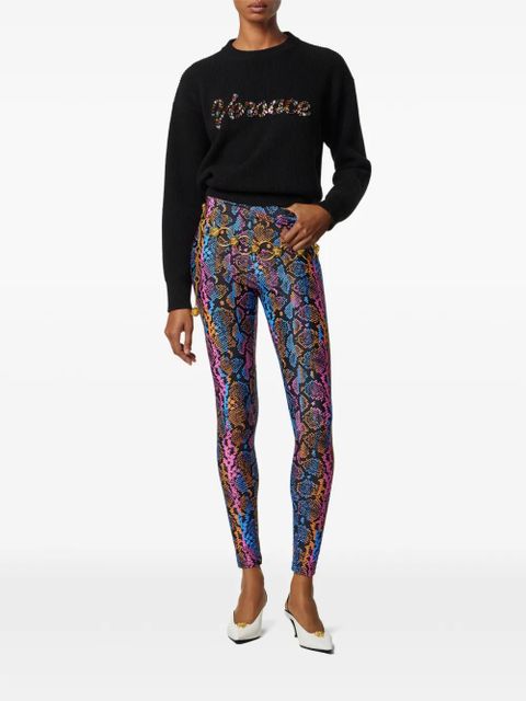 Versace embroidered sweater - Black - zdjęcie produktu nr 2