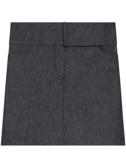 Courrèges belted mini skirt - Grey - zdjęcie produktu nr 1