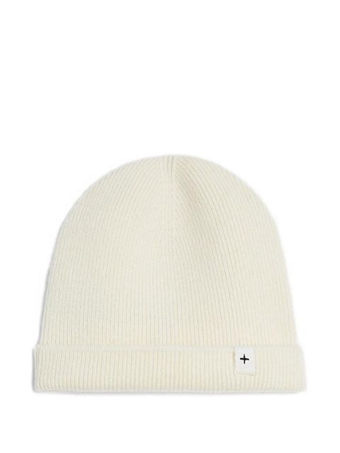 Jil Sander ribbed beanie - 107 WHITE - zdjęcie produktu nr 1