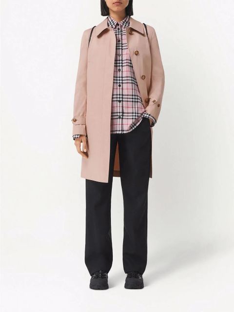 Burberry pocket-detail gabardine car coat - Neutrals