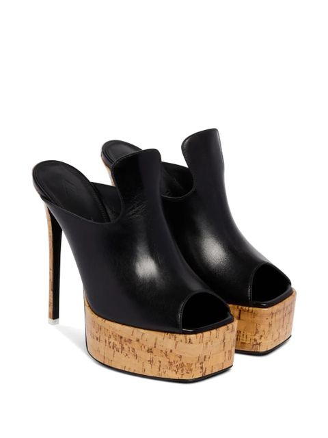 The Attico Irmelin platform sandals - Black - zdjęcie produktu nr 2