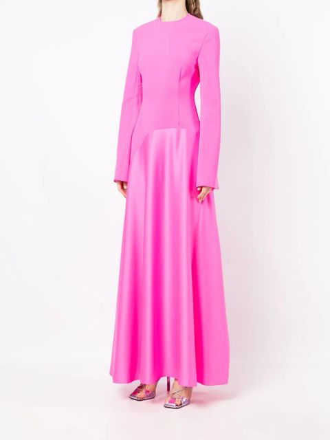 Solace London draped maxi dress - Pink