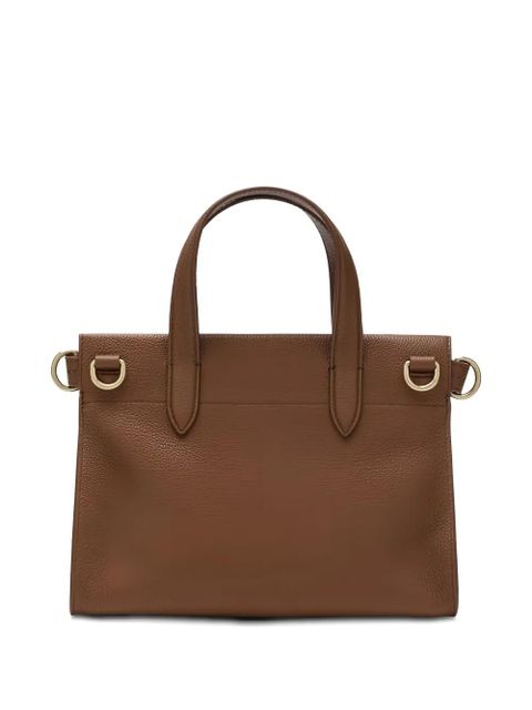 Burberry mini leather tote bag - Brown