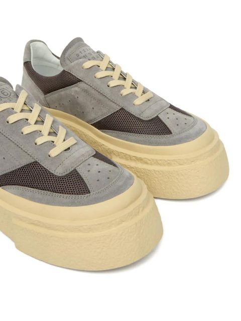 MM6 Maison Margiela Gambetta leather sneakers - Grey
