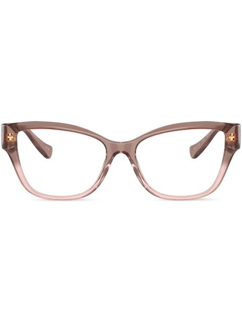 Versace Eyewear Medusa-plaque square-frame glasses - Pink - zdjęcie produktu nr 1