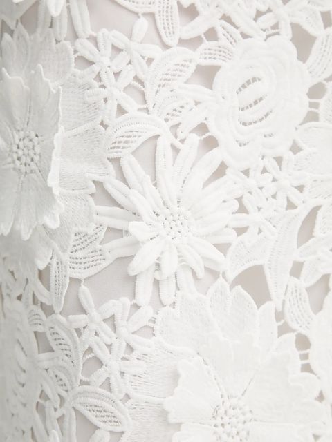 MUNTHE spódnica POMI kolor biały maxi prosta 252120325228