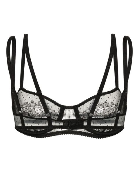 Dolce & Gabbana lace balcony bra - Black - zdjęcie produktu nr 2
