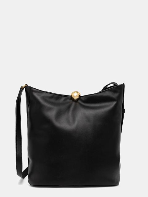 Furla torebka skórzana kolor czarny WB01691.BX3168.O6000 - zdjęcie produktu nr 1