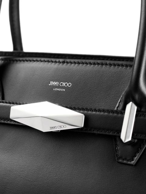 Jimmy Choo medium Diamond Belted tote bag - Black - zdjęcie produktu nr 2