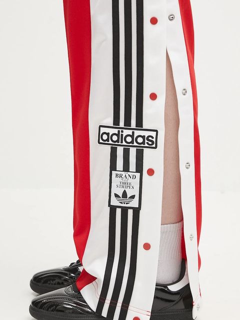 adidas Originals spodnie dresowe Adibreak Pt damskie kolor czerwony z aplikacją JY1354