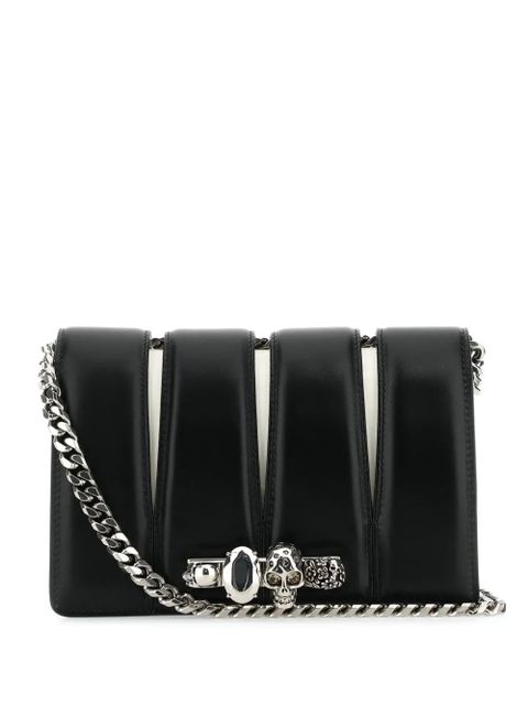 Alexander McQueen Slash studded chain-link bag - Black - zdjęcie produktu nr 1