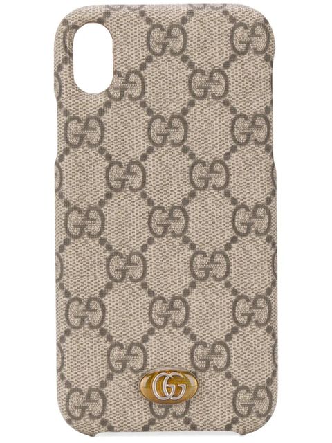 Gucci GG Supreme monogram iPhone XR case - Neutrals