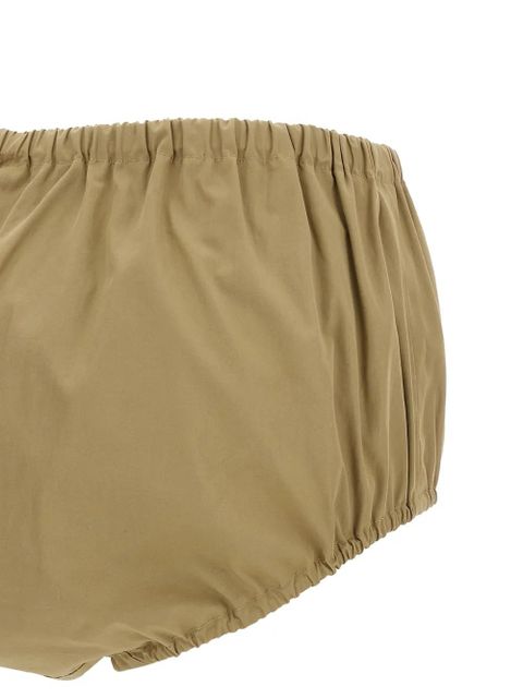 Prada elasticated poplin shorts - Neutrals