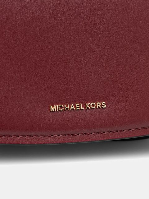 MICHAEL Michael Kors torebka skórzana kolor bordowy 32S5GL0C1L