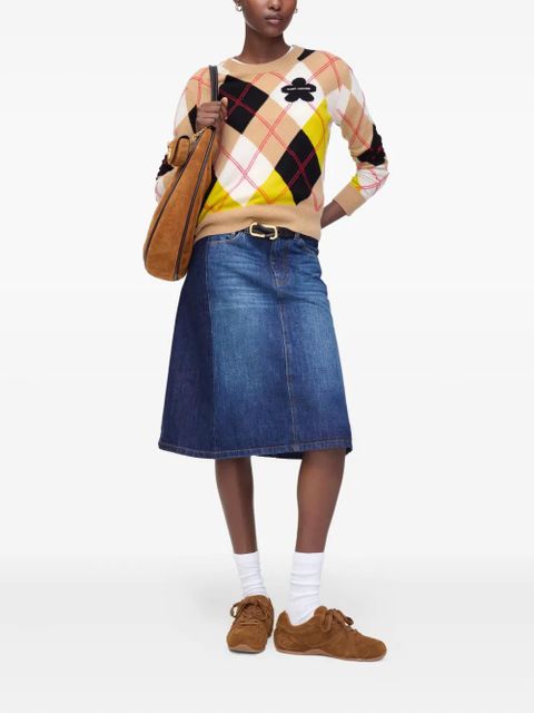 Marc Jacobs two-tone denim skirt - Blue - zdjęcie produktu nr 2