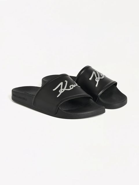 Karl Lagerfeld klapki KONDO 2.0 damskie kolor czarny KL80910 - zdjęcie produktu nr 2