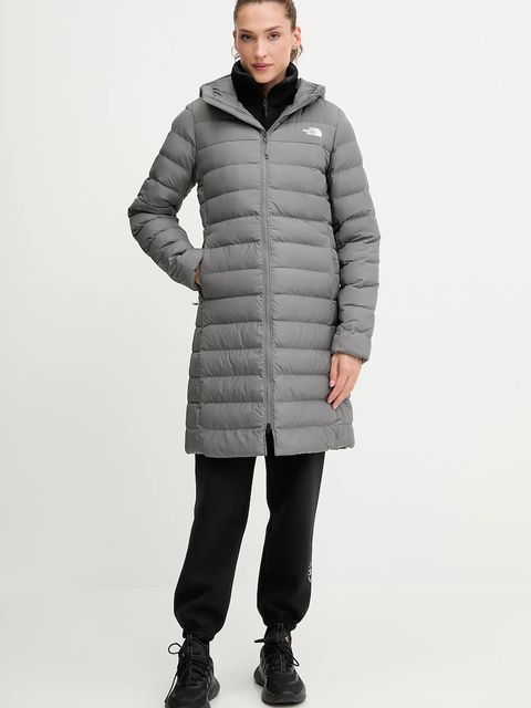 The North Face kurtka Aconcagua kolor szary zimowa NF0A88TA0UZ1 - zdjęcie produktu nr 1