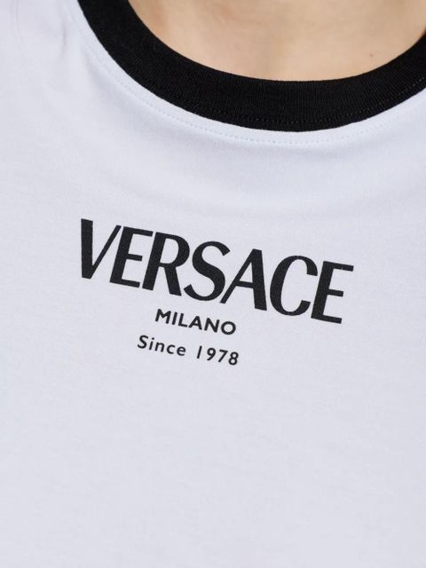 Versace logo T-Shirt - White