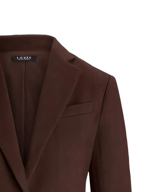 Lauren Ralph Lauren notched-lapels tailored blazer - Brown - zdjęcie produktu nr 2