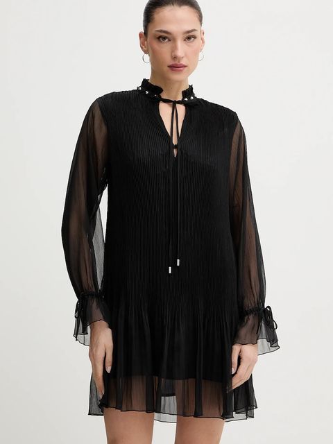 Liu Jo sukienka kolor czarny mini rozkloszowana WA6263 T6867 - zdjęcie produktu nr 1