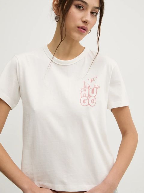 HUGO t-shirt bawełniany - zdjęcie produktu nr 1