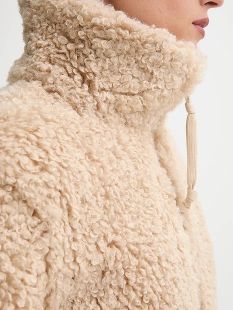 Marc O'Polo kurtka kolor beżowy przejściowa 5000006439