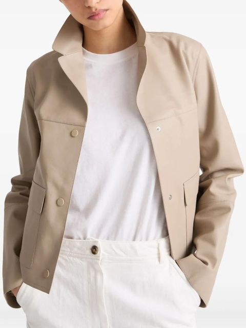 Yves Salomon leather jacket - Brown - zdjęcie produktu nr 2