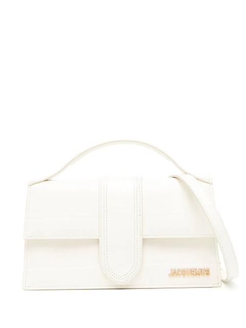 Jacquemus Le Grand Bambino leather mini bag - White