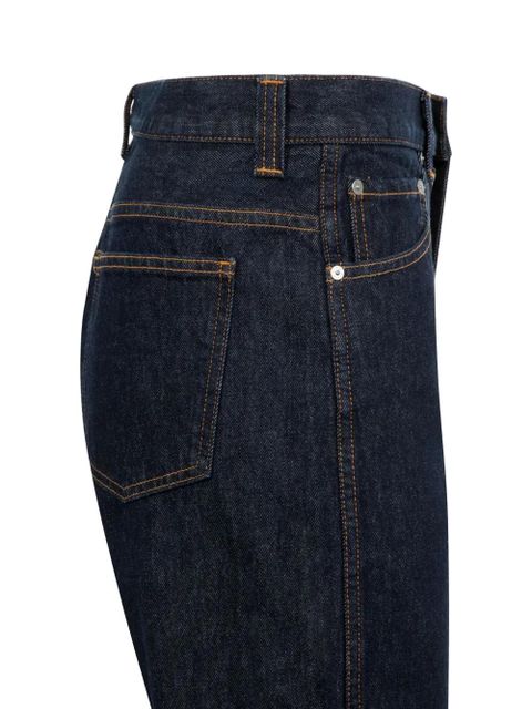 KHAITE Bonnie five-pocket denim jeans - Blue