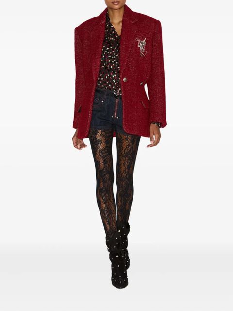 ISABEL MARANT Gallie single-breasted textured blazer - zdjęcie produktu nr 2