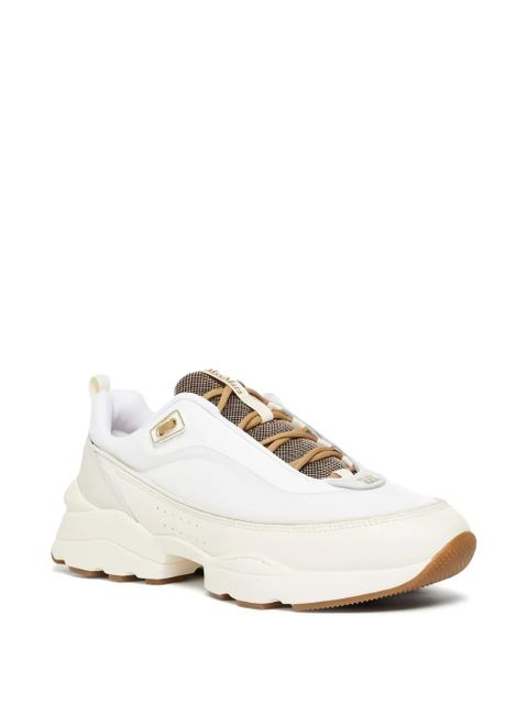 Max Mara mesh-panelled chunky-sole sneakers - White