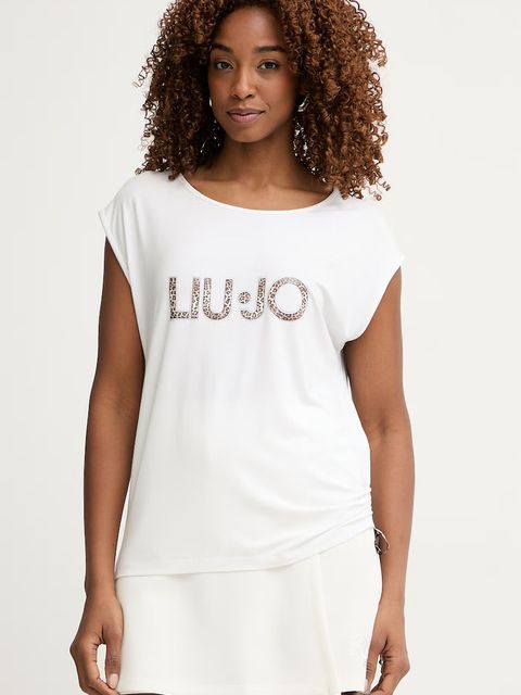 Liu Jo top damski z wiskozy - zdjęcie produktu nr 1