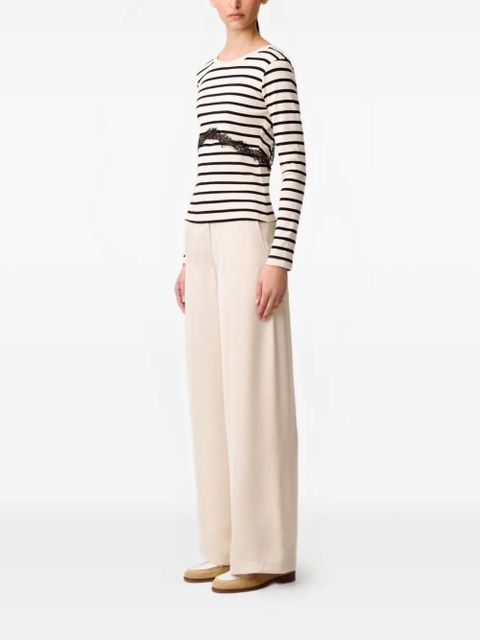 Claudie Pierlot button palazzo pants - Neutrals