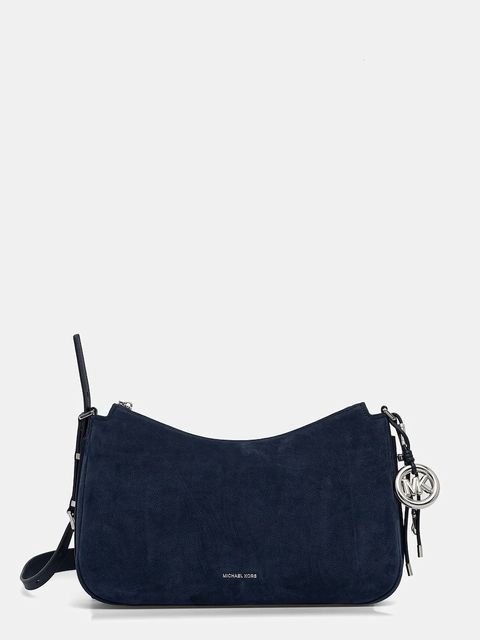 MICHAEL Michael Kors torebka nubukowa kolor niebieski 30F5SY5M2L - zdjęcie produktu nr 1