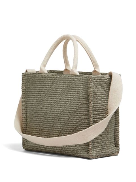 Marni small raffia tote bag - Green - zdjęcie produktu nr 2