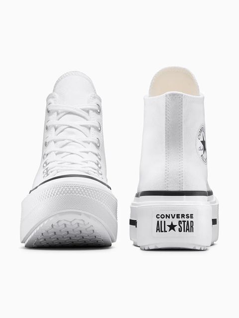 Converse trampki Chuck Taylor All Star Lift Double Stack unisex kolor biały A12976C - zdjęcie produktu nr 2