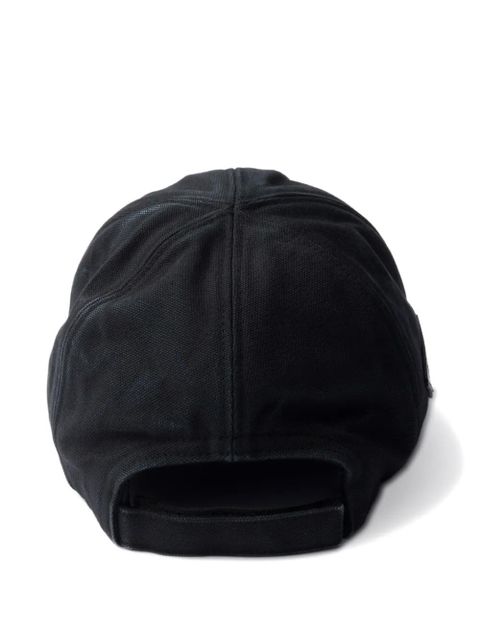 Prada triangle-logo baseball cap - Black - zdjęcie produktu nr 2