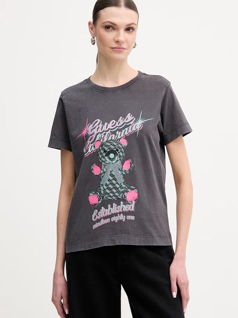 Guess t-shirt bawełniany - zdjęcie produktu nr 1