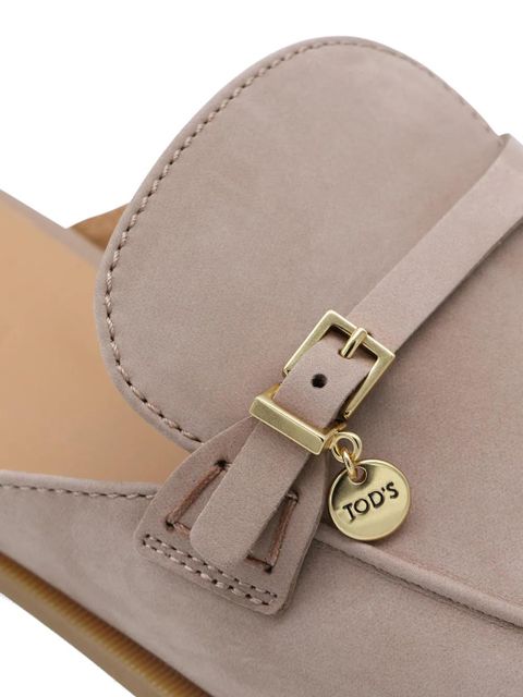 Tod's logo-plaque mules - Neutrals