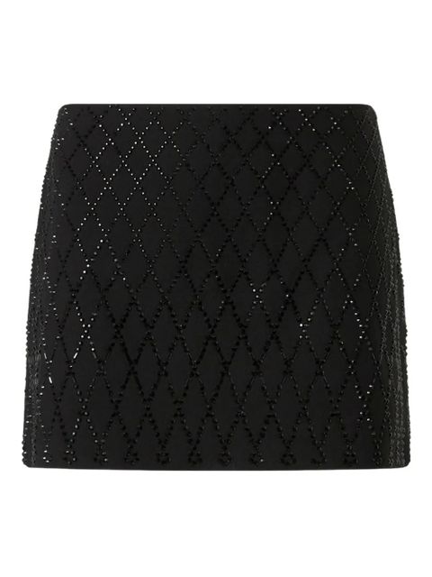 PINKO rhinestone-embellished fitted skirt - Black - zdjęcie produktu nr 1