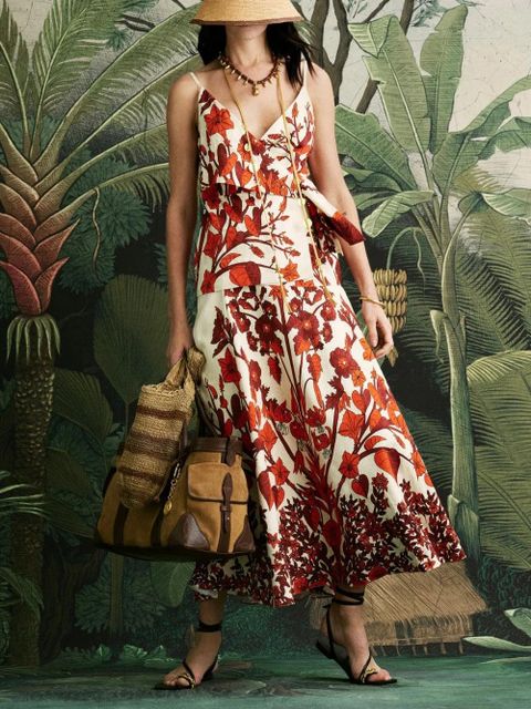 Johanna Ortiz New Gentle floral-pattern top - Neutrals