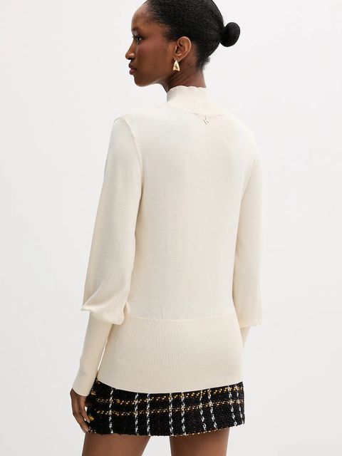 Silvian Heach sweter HALKA damski kolor beżowy lekki GPA25041LU - zdjęcie produktu nr 2