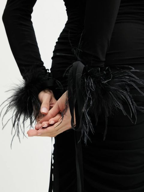 Pinko sukienka kolor czarny maxi dopasowana 105780 A2GS - zdjęcie produktu nr 2