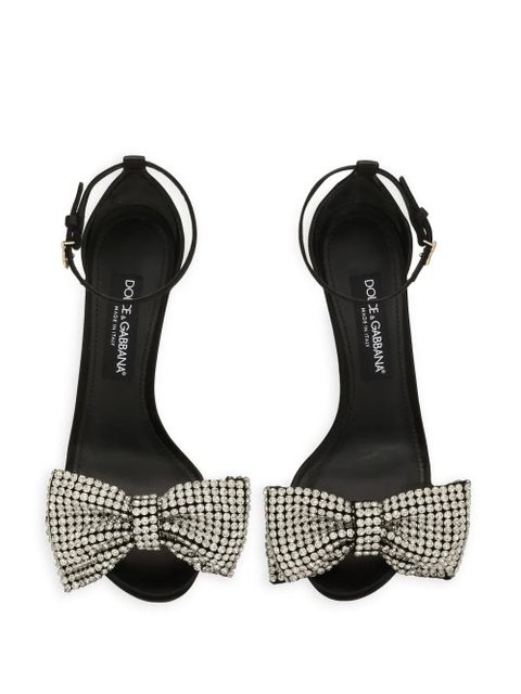 Dolce & Gabbana 105mm rhinestone sandals - Black - zdjęcie produktu nr 2